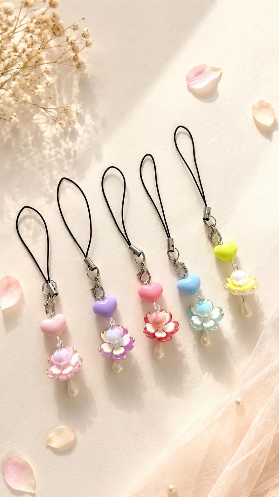 Flower Phone Charm